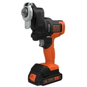 مثقاب لاسلكي Black+decker 20v، مجموعة أدوات كهربائية مكونة من 6 قطع، بطارية وشاحن متضمنان (bdcdmt1206kitc)