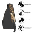 thumbnail image 4 of Sling Bag for Men, Musical Horse Vintage Collage Fanny Pack Crossbody Bags Shoulder Chest Bag, Small Gym Bag Anti Theft Crossbody Backpack Daypack for Travel Sports Running Hiking, 4 of 7