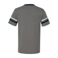 thumbnail image 3 of Augusta Sportswear Men's Medium Augusta Sleeve Stripe Jersey, Graphite/Navy/White, 3 of 5