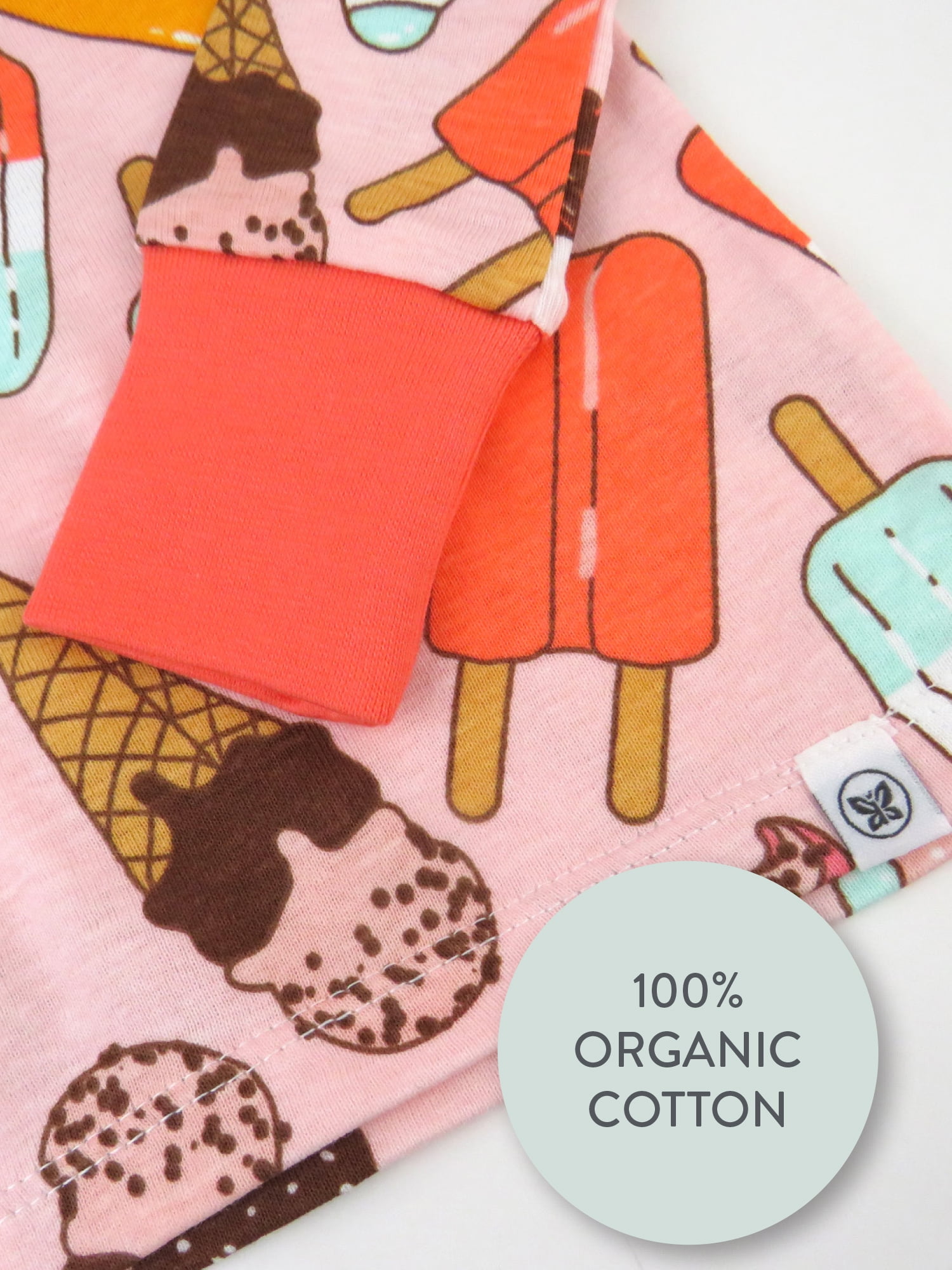 Honest Baby Clothing Organic Cotton Boy/Girl 2-Piece Long Sleeve Pajama Set, 2T to 5T
