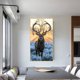 thumbnail image 4 of Cuadros Decorativos 5D bricolaje taladro redondo completo diamante pintura ciervo Animal hogar pared arte artesanía regalo Tmvgtek embutido en tela, 4 of 9