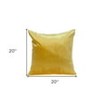 thumbnail image 3 of Yellow and Gray Dual Solid Color Reversible Throw Pillow, 3 of 5