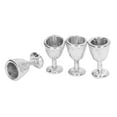 thumbnail image 1 of Mini Copa de Vino de Aleación, Material de Primera, Exquisita, Decoración de Casa de Muñecas, Atractiva, Crianza de Niños, El Mejor Regalo, 4 UDS., 1 of 7