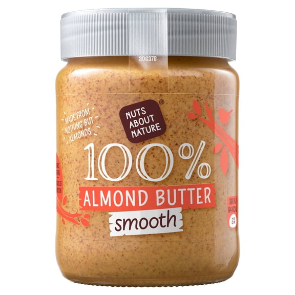 Nuts About Nature 100% Almond Butter Smooth 340G, Imported from Britain