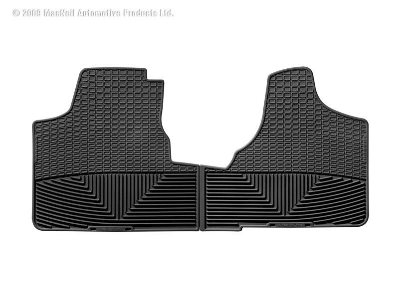 WeatherTech Black Rubber Floor Mat Set
