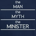 thumbnail image 3 of CafePress - The Man The Myth The Minister T Shirt - Men's Classic Graphic Cotton T-Shirt, 3 of 4