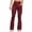 Wine, variant on Ohufall Women's Bootcut Yoga Pants with Pockets Moisture-Wicking High Waist Bootleg Gym Fitness Trousers Plus Size Pant Stretch Yoga Workout Pants for Women