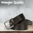 thumbnail image 6 of Wrangler Men's Pebble Leather Belt, 38mm Casual Waist Belt for Jeans, Father's Day Gifts, 6 of 7