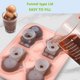 thumbnail image 3 of Cute Astronaut Ice Cube Molds,Fun Shaped Ice Cube Tray,4 Astronaut Ice Balls for Cooling Drinks Cocktails Iced Coffee,Silicone Ice Molds Chocolate Mol, 3 of 4