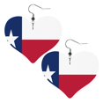thumbnail image 6 of Heart Earrings Colorado Texas Flag Dangling Heart Drop Earrings For Women Love Dangle Earrings Gift, 6 of 6