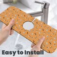 thumbnail image 6 of Sikiie Cute Puppy J Splash Guard for Sink Faucet-1 PC Super Absorbent Fast Drying Mat Sink Gadgets-Splash Guard for Kitchen, Sink Mat, 6 of 7