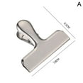 thumbnail image 1 of Large Stainless Steel Air Tight Bag Clip Perfect Clips For Food Chip Bag Clips \ Q4H8, 1 of 9