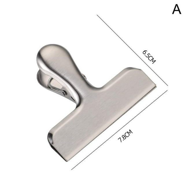 Large Stainless Steel Air Tight Bag Clip Perfect Clips For Food Chip Bag Clips \ Q4H8