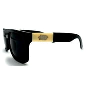LOCS Biker Gangster Mens Male Adult OG Style Flat Top Designer Dark Sunglasses