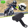 thumbnail image 1 of 5V USB Motorcycle Power Supply Socket Charger | Dual USB Output 1.2A | Waterproof IP65 | Handlebar Mount 22-25mm | For Phone GPS Tablet MP3 Car ATV | Black Durable ABS, 1 of 9