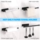 thumbnail image 4 of Portarrollos De Cocina Autoadhesivo Para Debajo Del Armario, Dispensador De Toallas, Dispensador De Film Transparente Sin Perforaciones Methold HA036699-00, 4 of 6