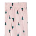 thumbnail image 3 of Wonder Nation Girls Holiday Long Sleeve Top and Wide Leg Pant Pajama Set, 2-Piece, Sizes 4-18 & Plus, 3 of 3