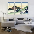 thumbnail image 2 of ARTCANVAS Inume Pass in Kai Province 1858 Canvas Art Print by Utagawa Hiroshige - Size: 60" x 40" (1.50" Deep) (3-Piece), 2 of 9