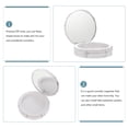 thumbnail image 4 of KAKOWELY 2Pcs Pressed Powder Cases Compact Container Makeup Powder Boxes (Assorted Color),2.91"X2.91"X0.73", 4 of 4