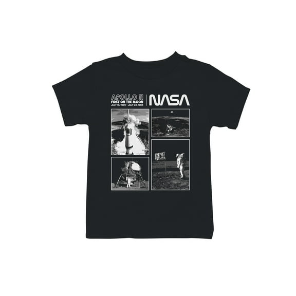 Officially Licensed Nasa Apollo 11 First Moon Landing Tribute Youth's T-shirt