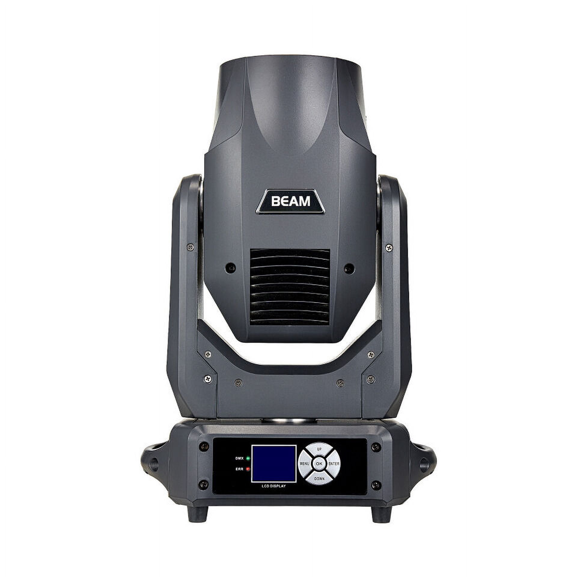 2-Count 9R Moving Head Stage Lighting with Flycase, DMX Sharpy Beam Disco Light