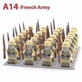 thumbnail image 1 of Military Figures Building Blocks German Soviet Us China Soldiers Bricks Toys, 1 of 5