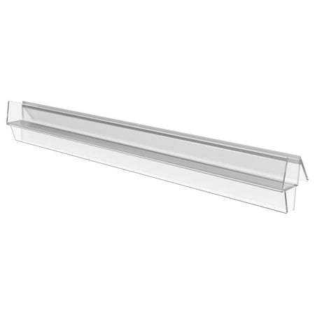 

CRL P914WS Clear Co-Extruded Bottom Wipe with Drip Rail for 1/4 Glass - 95 Stock Length