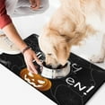 thumbnail image 2 of Happy Halloween Pumpkin Pet Food Mat Absorbent Water Non-Skid 17x30 Inch Dog Bowl Mat Horror Pumpkin Ghost Pet Feeding Mat Dog Water Bowl Mat for Messy Drinker, 2 of 7