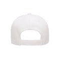 thumbnail image 2 of Yupoong 6363V Adult Brushed Cotton Twill Mid-Profile Cap - White, 2 of 3