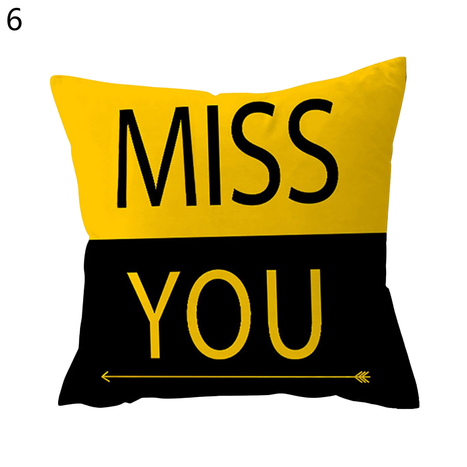 Hevirgo Pillow Case Soft Touch Removable Polyester Yellow Floral Printed Cushion Throw Cover Furniture Accessories Polyester Walmart Com