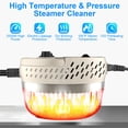 thumbnail image 4 of Zorpupoa 2500W Handheld High Temperature Pressure Steamer Cleaner, 1400ML Tank 6 Steam Levels for Home Office Car Tile Floor Couch Grease Grout, 4 of 13