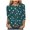 Green, variant on Towmus Plus Size 3/4 Sleeve Tops For Women,Women'S Casual 3/4 Sleeve T-Shirts Round Neck Blouses Loose Fit Pullover Shirt Cute Tunic Tops Basic Tees