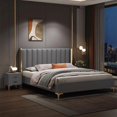 thumbnail image 2 of Luxury Modern Beauty Beds Double Leather Storage Adults Safe Living Room Beds Minimalist Free Shipping Camas De Casal Furniture My Lux Decor Round, 2 of 7