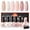 Bubble Bath Set, variant on Modelones Nail Polish 6 Colors Neutral Nude Nail Polish Set Nude Pink Quick Dry Winter Mini Nail Polish Finger Nail Polish Bulk Manicure Diy Nail Art Home Salon Gift For Women Girl