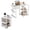 White, variant on Anoncndin Folding Computer Desk with Wheels, Space-Saving Mobile Home Office Writing Table - Storage Shelf, Side Organizer, Locking Rolling Casters - Small Spaces, Color: White (US line)