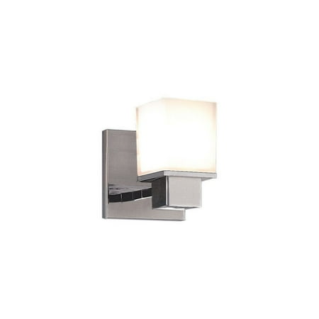

One Light Wall Sconce 4.5 inches Wide By 5.75 inches High Satin Nickel Bailey Street Home 116-Bel-673306