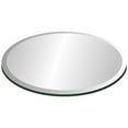 thumbnail image 1 of 22" Round Clear Tempered Glass Table Top 1/2" Thick 1" Beveled Edge, 1 of 4