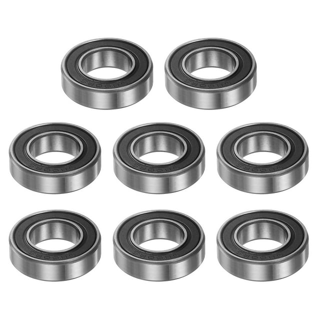 Unique Bargains 6800-2RS Roulements à Billes 10mmx19mmx5mm Acier Chromé Double Étanchéité Lot de 8