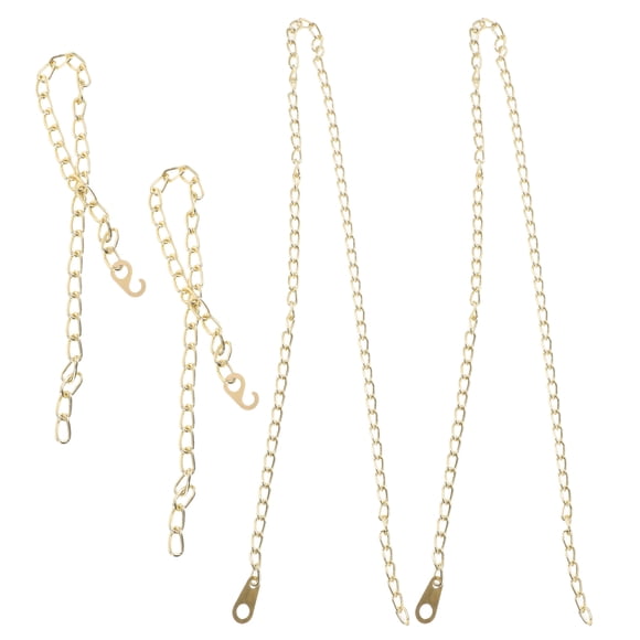 4 cadenas de pesas para relojes mecánicos - Cadenas decorativas de estilo vintage para colgar relojes de pie de abuelo (repuesto para reparación)