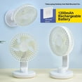 thumbnail image 4 of UttpKLBx Usb Air Conditioner Foldable Portable Personal Fan USB Mini Fan With 3-Speed Battery Fan Rechargeable, for Home Office Travel (A), 4 of 7