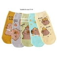 thumbnail image 6 of RYUJNDK Women None Show Socks Cotton Low Cut Socks Ankle Socks Funny Novelty Socks Cartoon Animal Socks Fashion Short Socks, 6 of 19