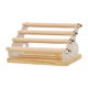 thumbnail image 1 of Expositor de anillos, joyero portátil, base de madera, soporte para anillos desmontable Terciopelo beige, 1 of 9