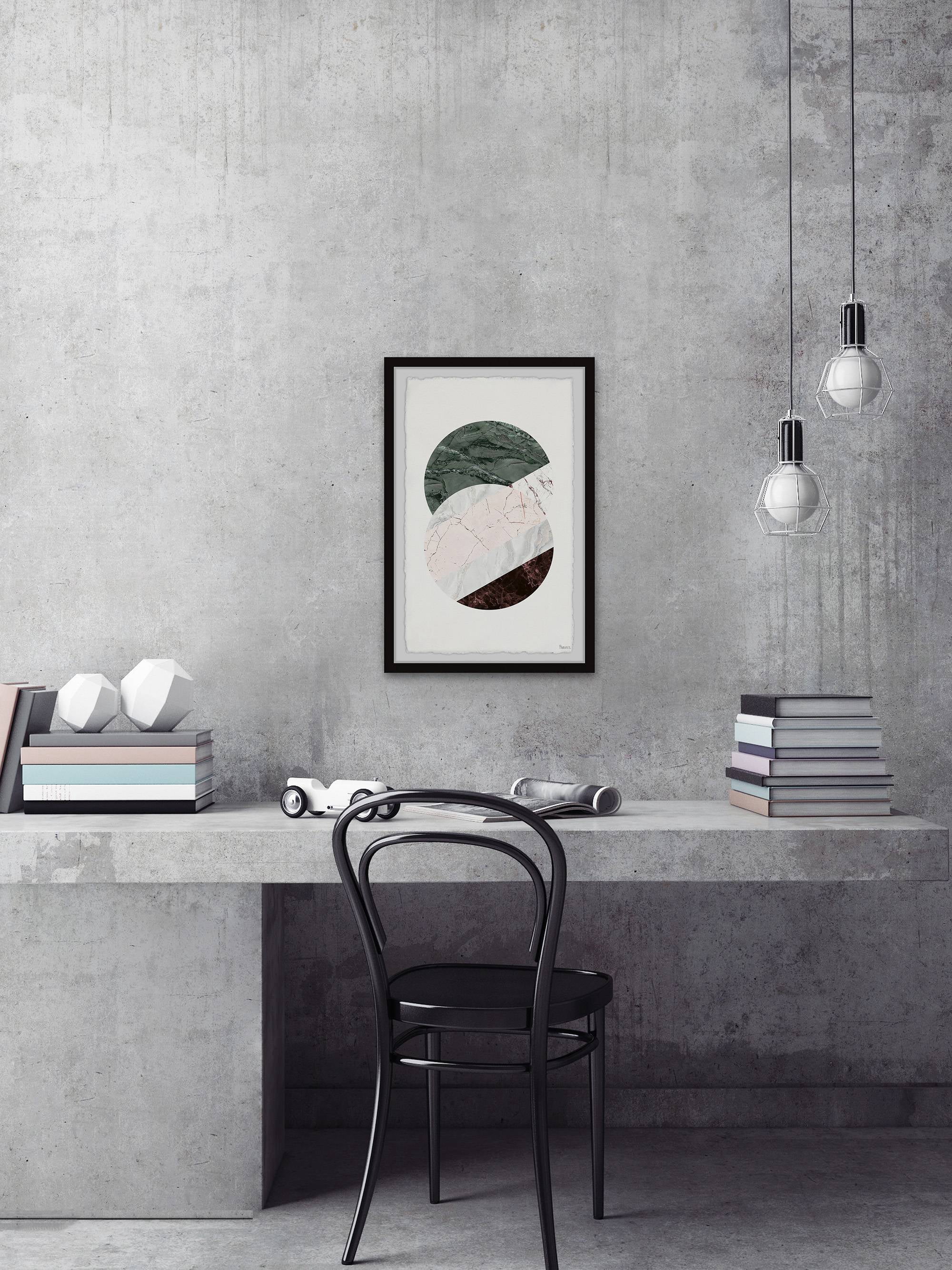 Parvez Taj "Round Marbles" Framed Painting Print