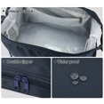 thumbnail image 4 of Makeup Bag Cosmetic Travel Bag Waterproof Toiletry Bag for Women Nylon Dark Blue 27.5x19x15cm, 4 of 6