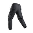 thumbnail image 6 of Men's Cargo Work Hiking Pants Lightweight Water Resistant Quick Dry Golf Pants Fishing Travel Camping Outdoor Breathable Multi Pockets Big and Tall Size S-3XL Gray, 6 of 7