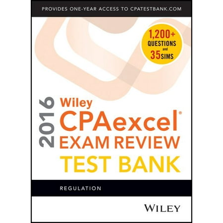 Wiley Cpaexcel Exam Review Test Bank Access Code 2016