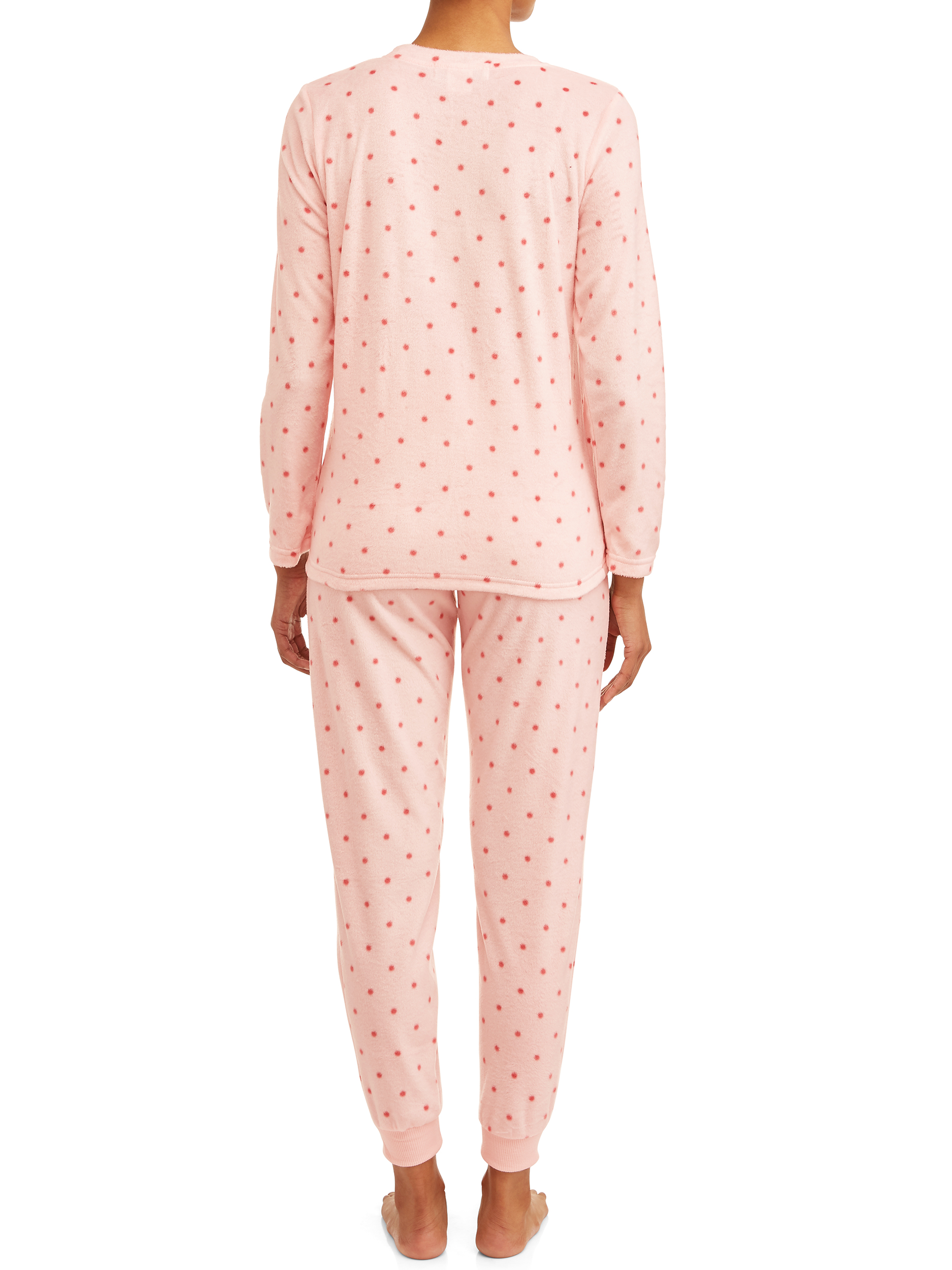 Cozy Critter Women's Super Plush Applique Character Pajama Set - image 3 of 3