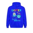 thumbnail image 3 of Sudadera con capucha de la hermana del pequeño monstruo, sudaderas familiares con capucha de High Street, sudaderas para el día del padre, ropa de diseño para hombres, 3 of 4