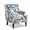 White, variant on Peispie High Back Upholstered Accent Chair, Linen Fabric Armchair with Solid Wood Legs, Modern Lounge Chair for Living Room Bedroom, Antique Grey