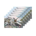 thumbnail image 4 of MKHERT Watercolor Dragonfly Swarm Painting Placemats Table Mats for Dining Room Kitchen Table Decoration 12x18 inch,Set of 6, 4 of 4